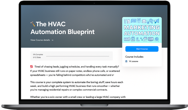 Marketing Automation Course Laptop