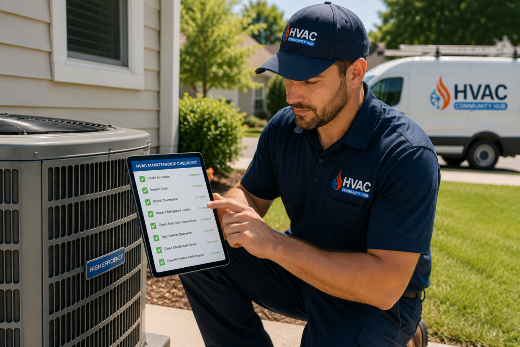 HVAC seasonal maintenance