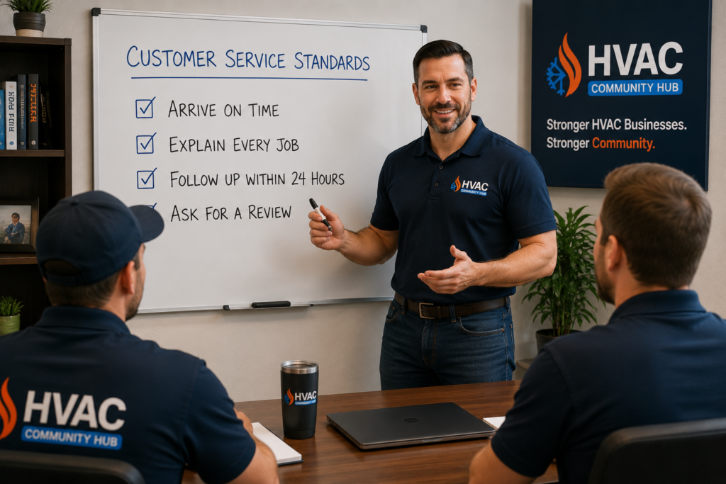HVAC team customer service training