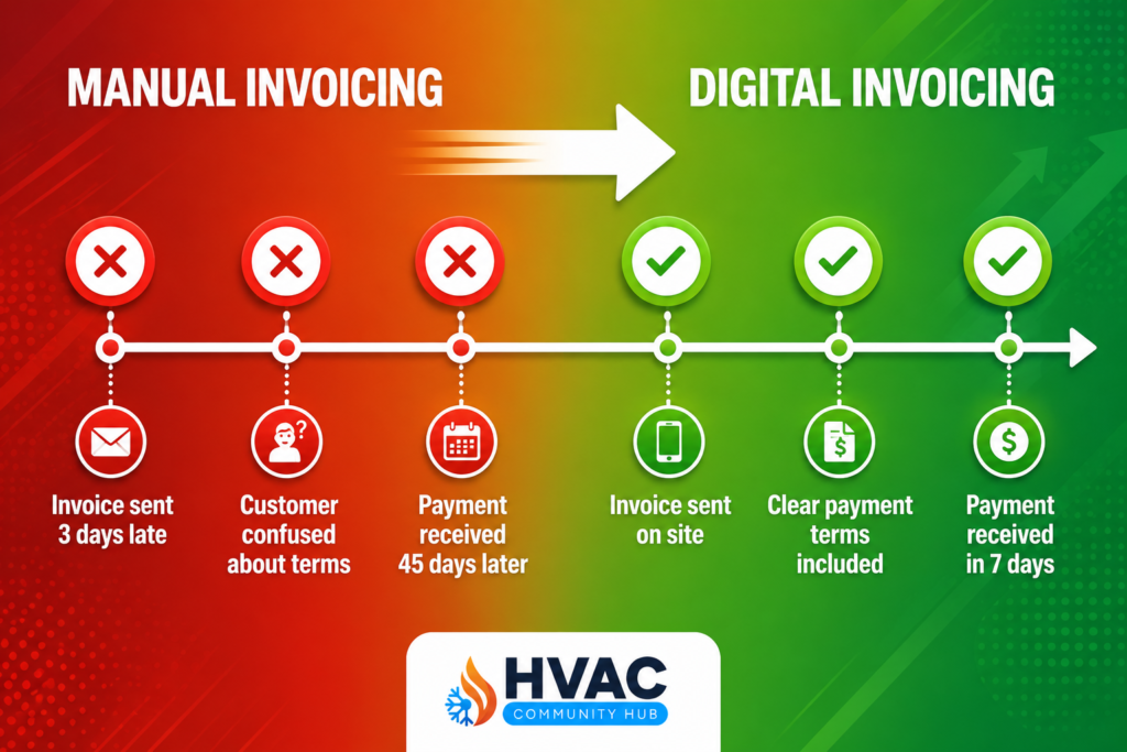 HVAC invoice payment timeline