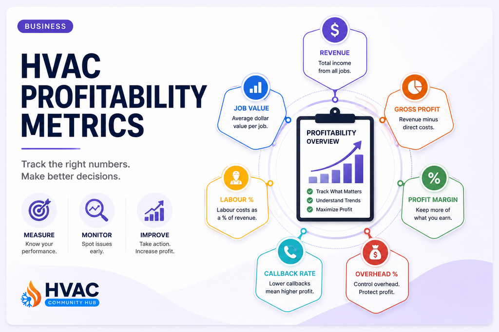 HVAC profitability metrics business owners should track
