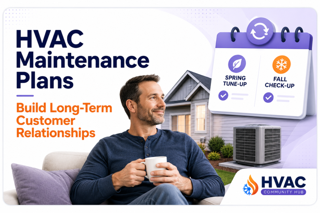HVAC maintenance plans for long-term customer relationships