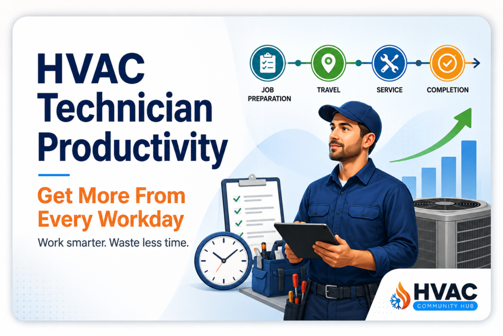 HVAC technician productivity guide for HVAC business owners