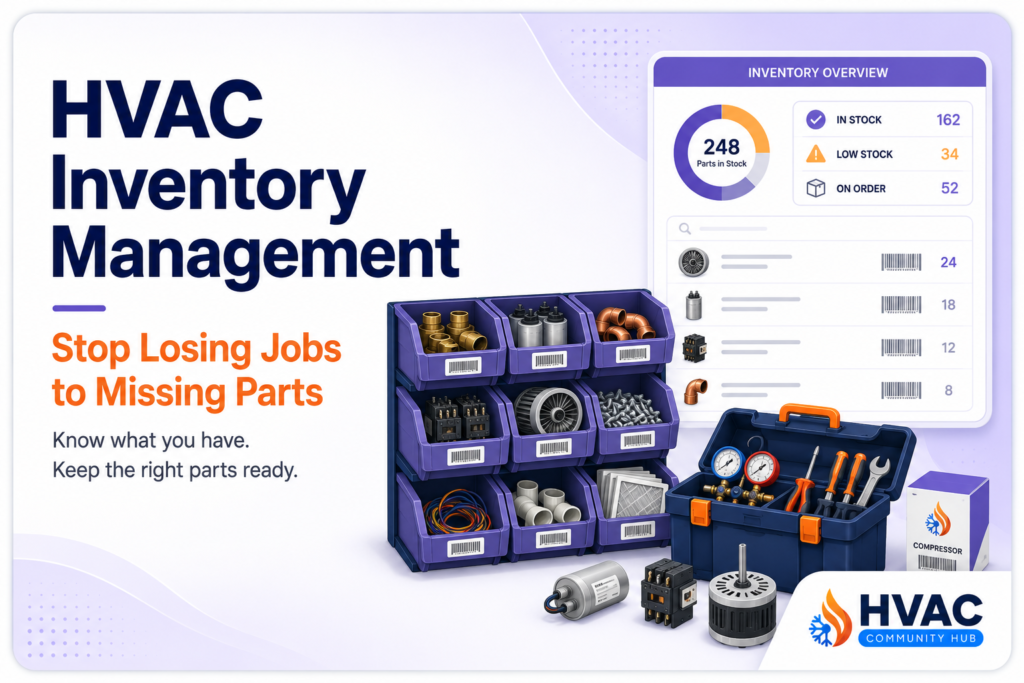 HVAC inventory management guide for HVAC business owners